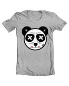 Image of Panda Paint Eater Grey T-Shirt