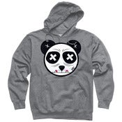 Image of Panda Paint Eater Grey Pullover Hoodie