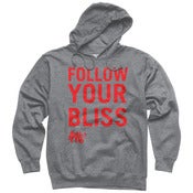 Image of Red Follow Your Bliss Pullover Hoodie