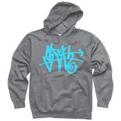 Image of Teal SLOTH Tag pullover hoodie