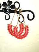 Image of Half Hoop in Pink 