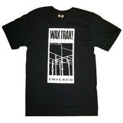 Image of WAX TRAX! RECORDS T-Shirt/Original Wire Logo (WHITE)