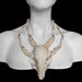 Image of Large Raccoon Skull and Mink Femur Necklace