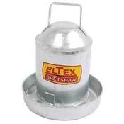 Image of Galvanised Fountain Drinkers - 2.25 ltr