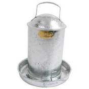 Image of Galvanised Fountain Drinker - 4.5 ltr