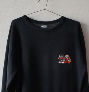 Image of MR POTATO'S PATCH BLACK SWEATSHIRT