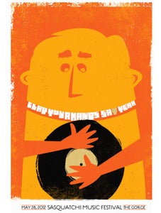 Image of Clap Your Hands Say Yeah Art Poster by Strawberryluna