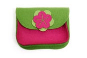 Image of Purse Green Pink