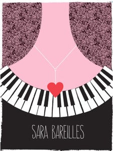 Image of  Sara Bareilles Tour Poster Limited Edition by Strawberryluna