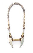 Image of Lineae Blades Neckalce, White Cobra