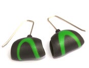 Image of SPECIAL - Tupperware Roll-Up Earrings - Green