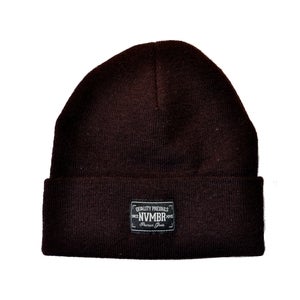 Image of NVMBR - Dark Brown Beanie