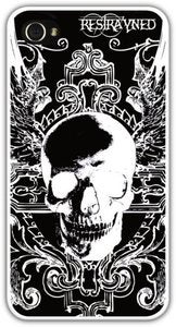 Image of Restrayned Skull Logo iPhone 4/4s Case - Black/White