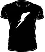 Image of White Lightning Tee (blk)