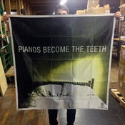 Image of Pianos Become The Teeth - "empty bed" 46x46 inch flag