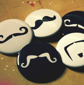 Image of Mustache Pins!