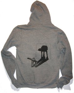 Image of AT-AT Shadow unisex zip Hoodie  ZINK