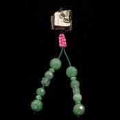 Image of Pyrite and Green Aventurine Meditation Piece -- Reiki Charged