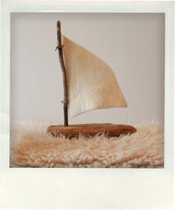 Image of Driftwood sailboat