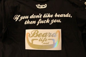 Image of Beard Life - Oil Slick Gold Chrome