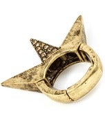 Image of 3 Spike Crystal Ring (Gold or Silver)