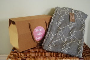 Image of Mountain Range Scarf - Grey