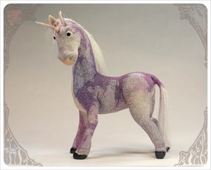 Image of SOLD! - Amethyst Purple Unicorn by the Filigree
