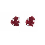 Image of Ruby Rock Earrings