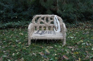 Image of Woodsy Wonders Original Natural Colored NewBorn "Day Bed" or "Toddler Bench"