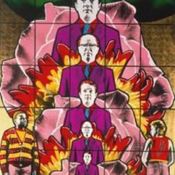 Image of Gilbert and George 'Death' print