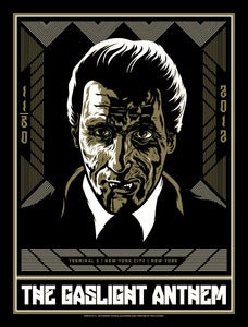 Image of The Gaslight Anthem - NYC, NY - Dracula Concert Poster