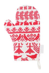 Image of Yö metsässä oven mitten | <a class="red"></a><br /> Yö metsässä -patakinnas