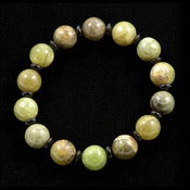 Image of Green Kyanite and Onyx Bracelet -- Reiki Charged