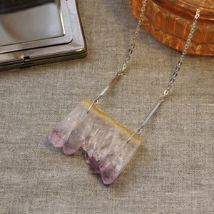 Image of Amethyst Slice Pendant
