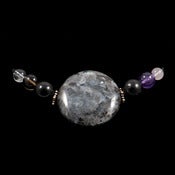 Image of Labradorite, Onyx, Smoky Quartz, Amethyst Meditation Talisman -- Reiki Charged