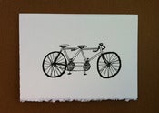 Image of Tandem bicycle cards 