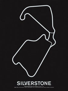 Image of Silverstone Circuit Screenprint