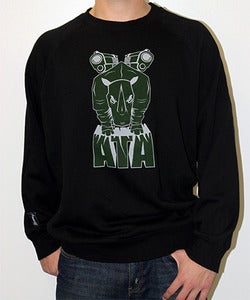 Image of Guys | Rhinoblasty 2.0 | Crewneck Sweatshirt | Black