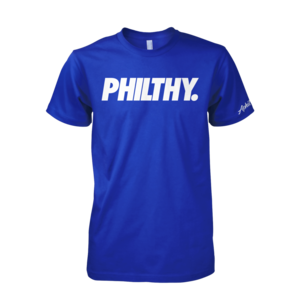 Image of PHILTHY. Tee (Royal/White)
