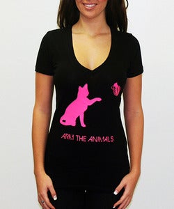Image of Girls | Catastrophe | V-Neck | Black