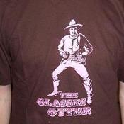 Image of The Glasses Otter - Pink Cowboy Shirt