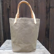 Image of Waxed Canvas Tote Bag - Ranger Tan, Natural