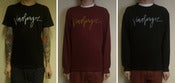 Image of VinoSangre logo shirts and crewnecks
