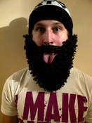 Image of Knitted Brown beard