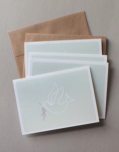 Image of dove note cards