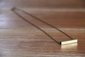 Image of Brass Tube Necklace