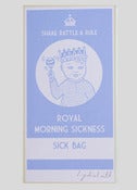 Image of Baby Blue Sick Bag