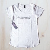 Image of Women's tee - White / silver plasma