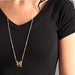 Image of LOVE necklace-Antique Silver