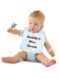 Image of Daddy's Wee Dram Bibs - Twin Pack